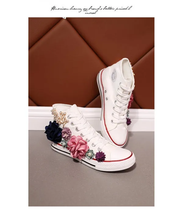 Sneakers flower garden