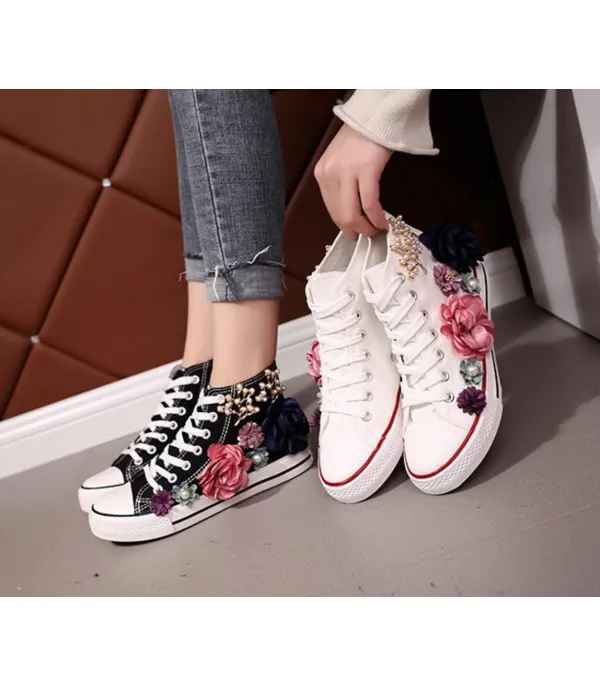 Sneakers flower garden