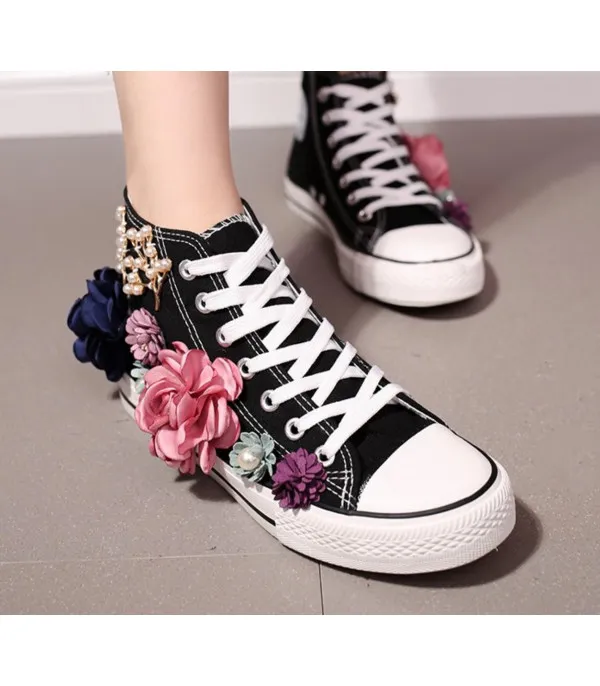 Sneakers flower garden