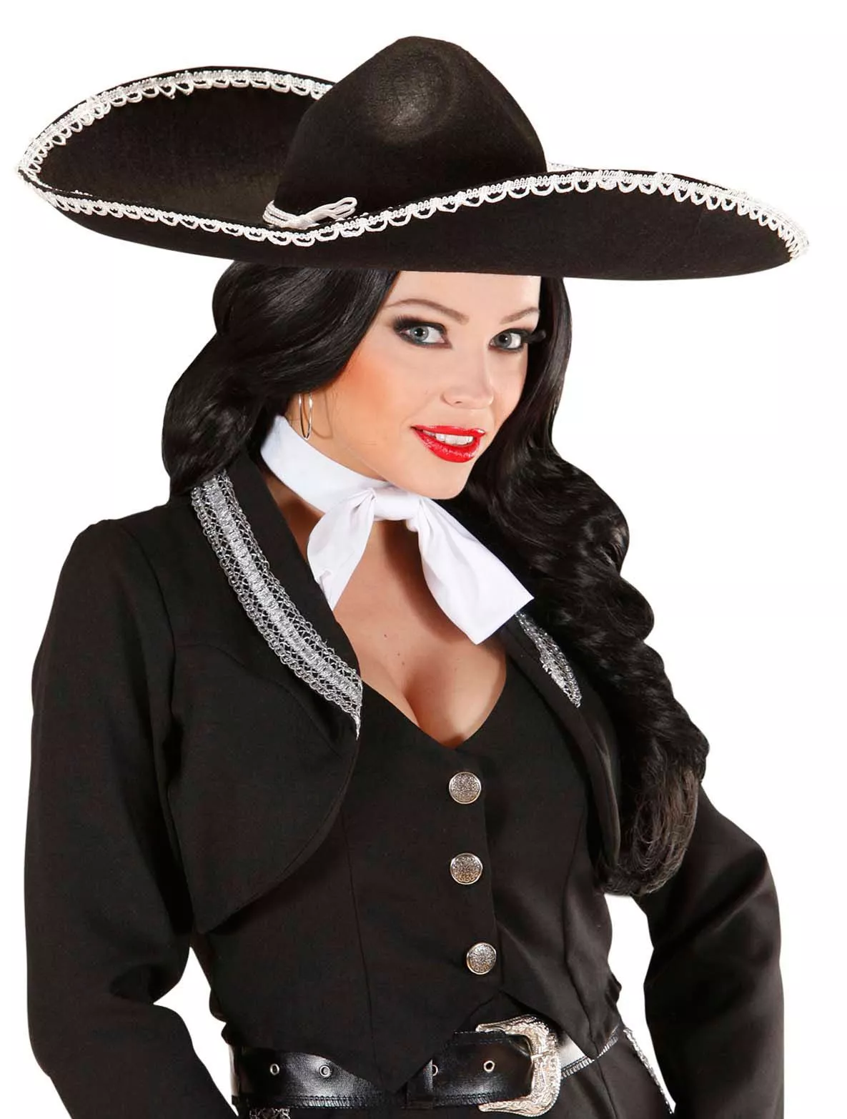 Sombrero nero feltro
