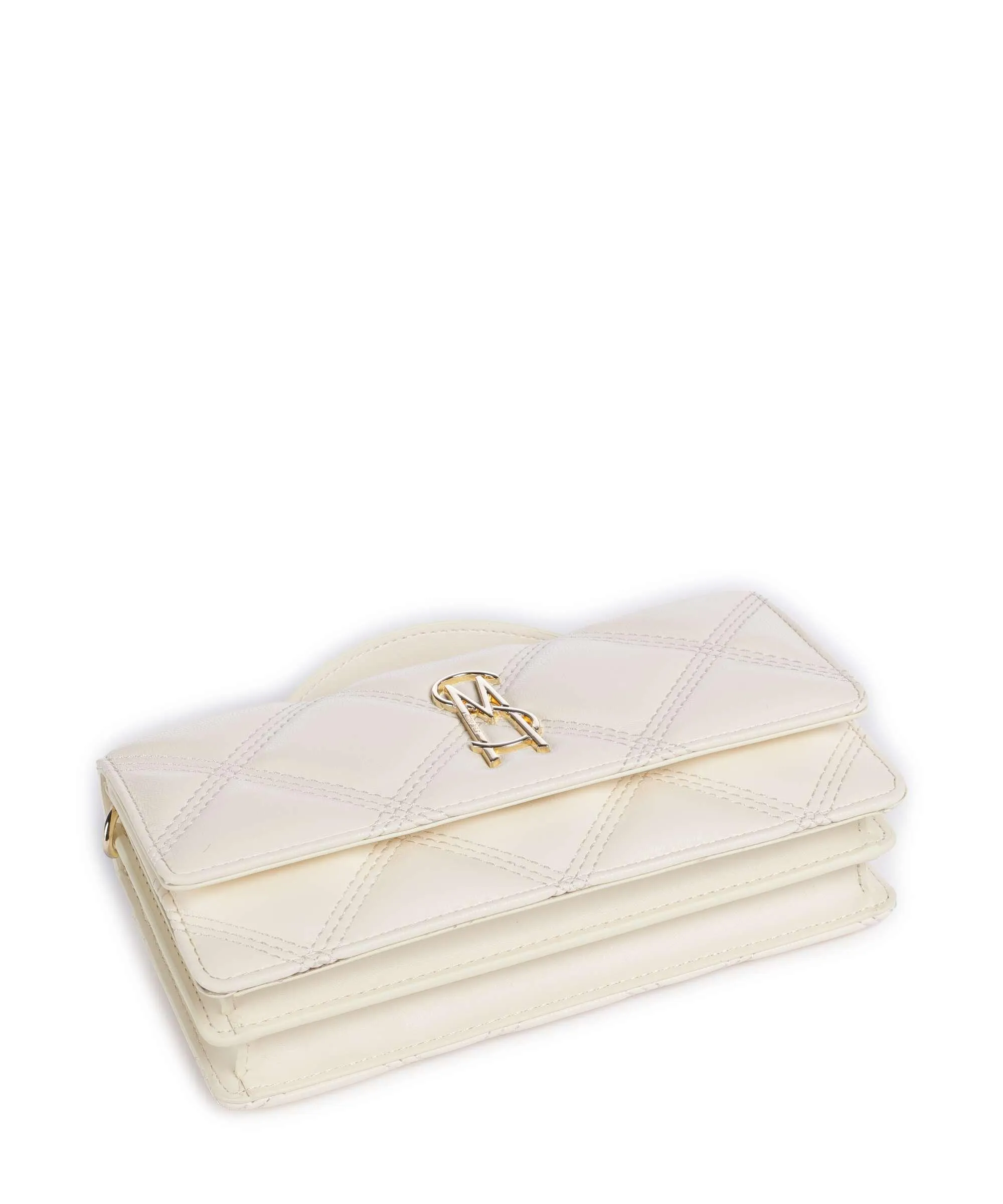  Steve Madden BJEFFA Borsa a tracolla pelle sintetica crema  