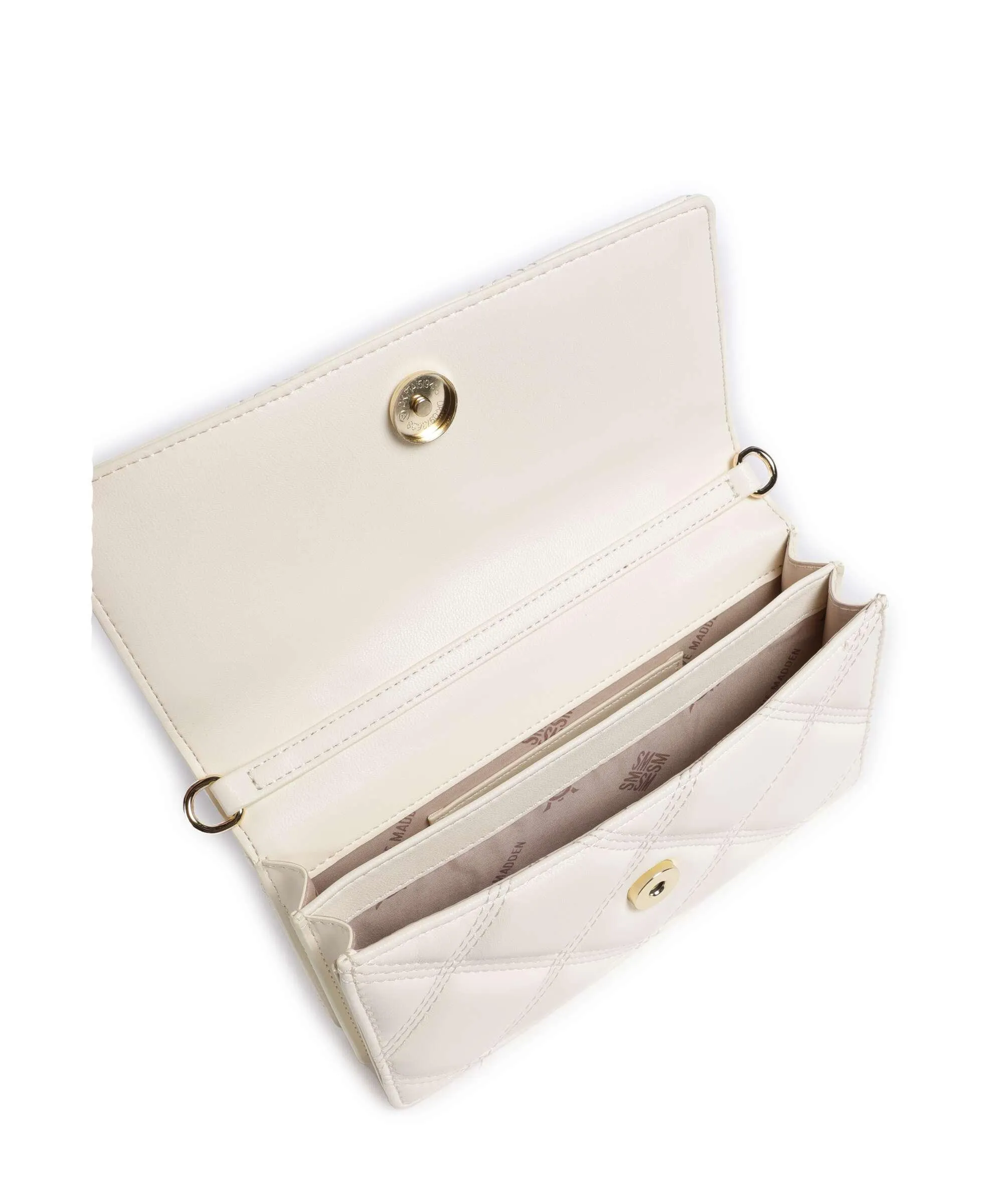 Steve Madden BJEFFA Borsa a tracolla pelle sintetica crema  