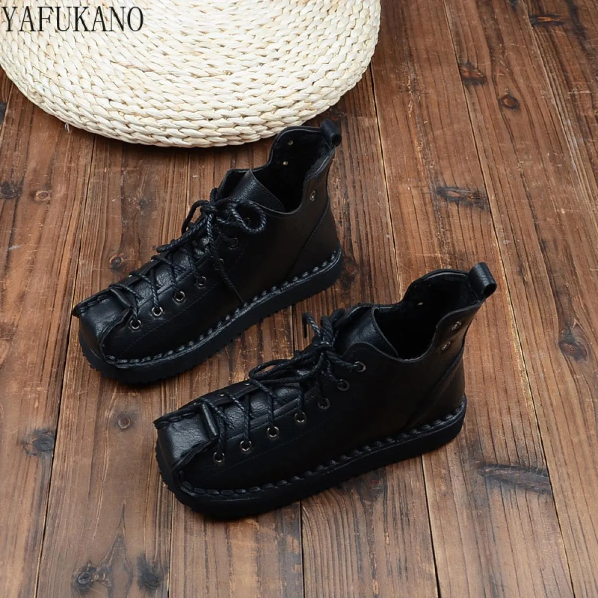 Stivaletti da donna Stivaletti da donna Scarpe da donna Stivali Mori Yafukano stile retrò