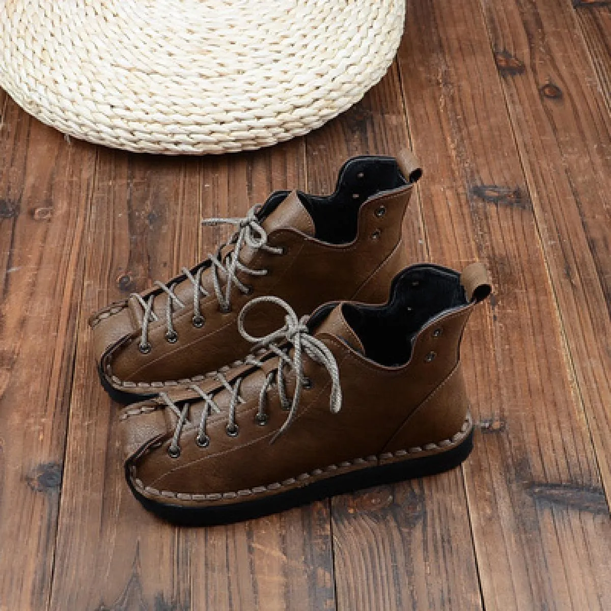 Stivaletti da donna Stivaletti da donna Scarpe da donna Stivali Mori Yafukano stile retrò