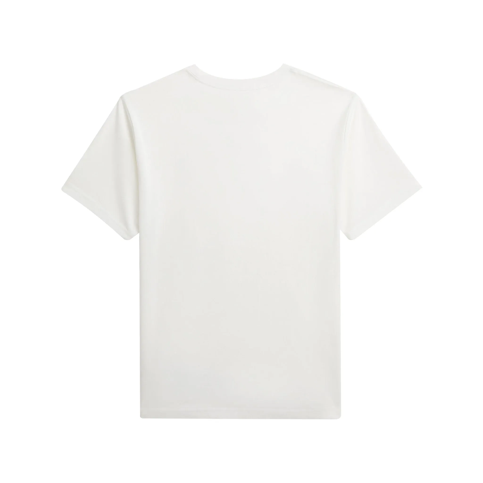 T-shirt Bambino Bianco con logo a righe