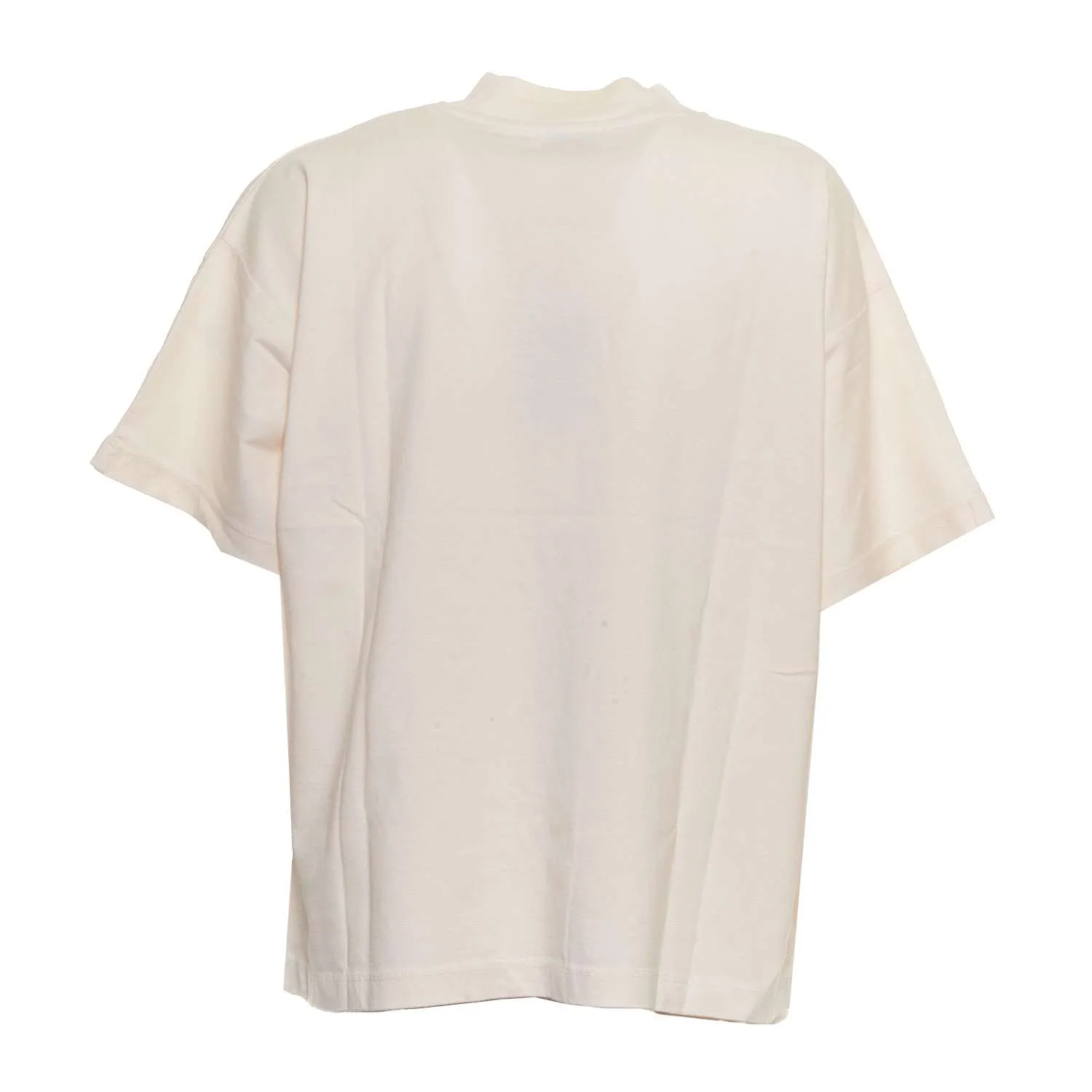 T-Shirt In Puro Cotone Con Maxi Stampa