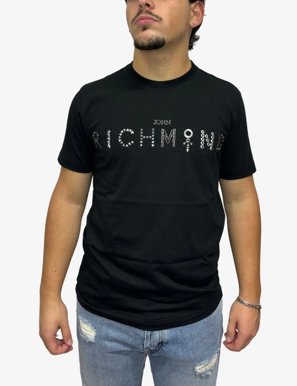 T-Shirt John Richmond con logo uomo