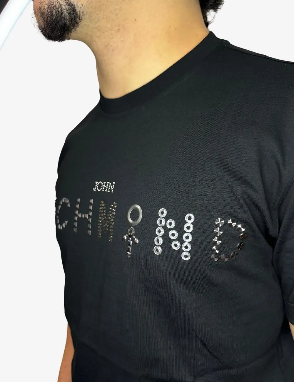 T-Shirt John Richmond con logo uomo