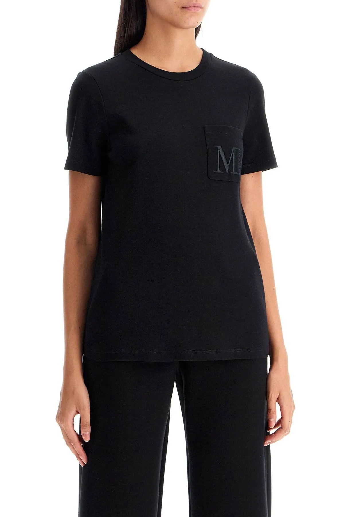 T-shirt Madera con taschino ricamato