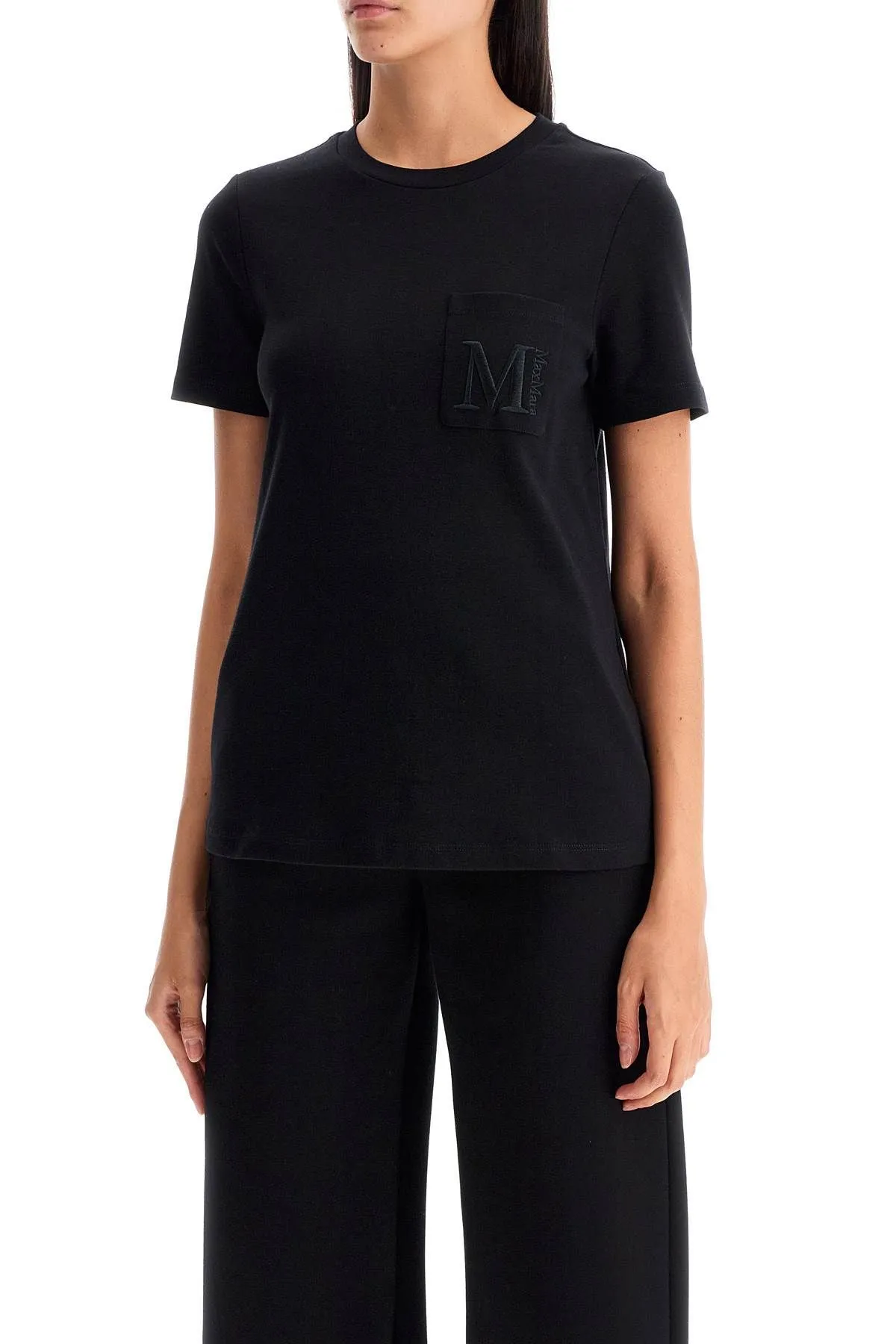 T-shirt Madera con taschino ricamato