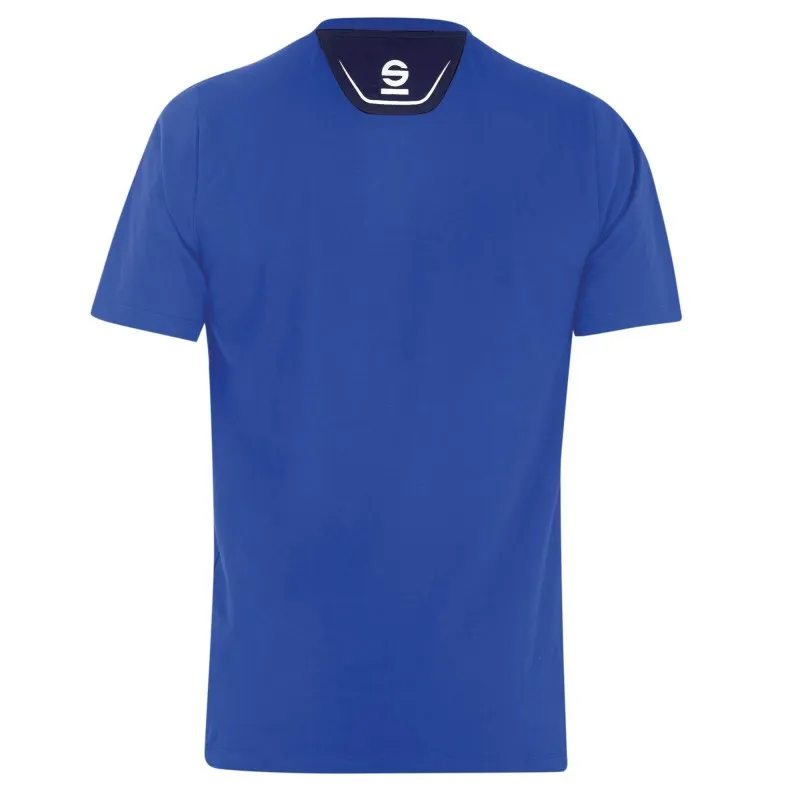 T-shirt Maglietta Elasticizzata TRENTON Sparco in cotone - Royal 