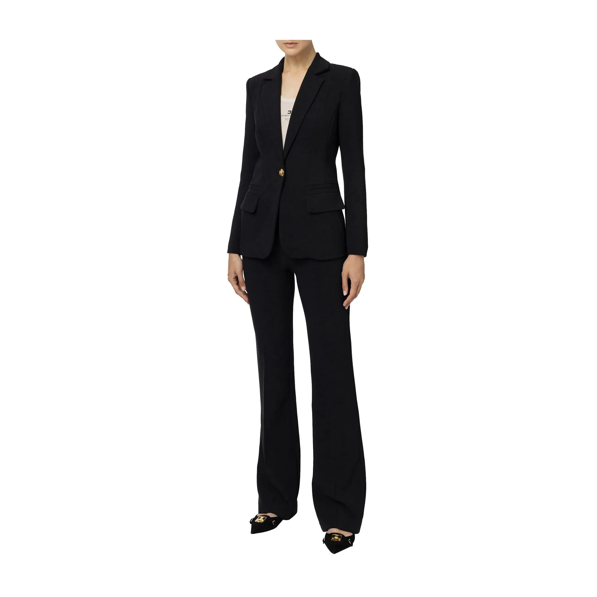 Tailleur Donna slim fit Nero