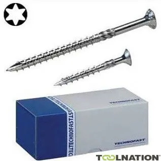 Technofast HBS-60070-VT HBS Vite per pannelli truciolari Torx 6,0 x 70 mm 200 pezzi