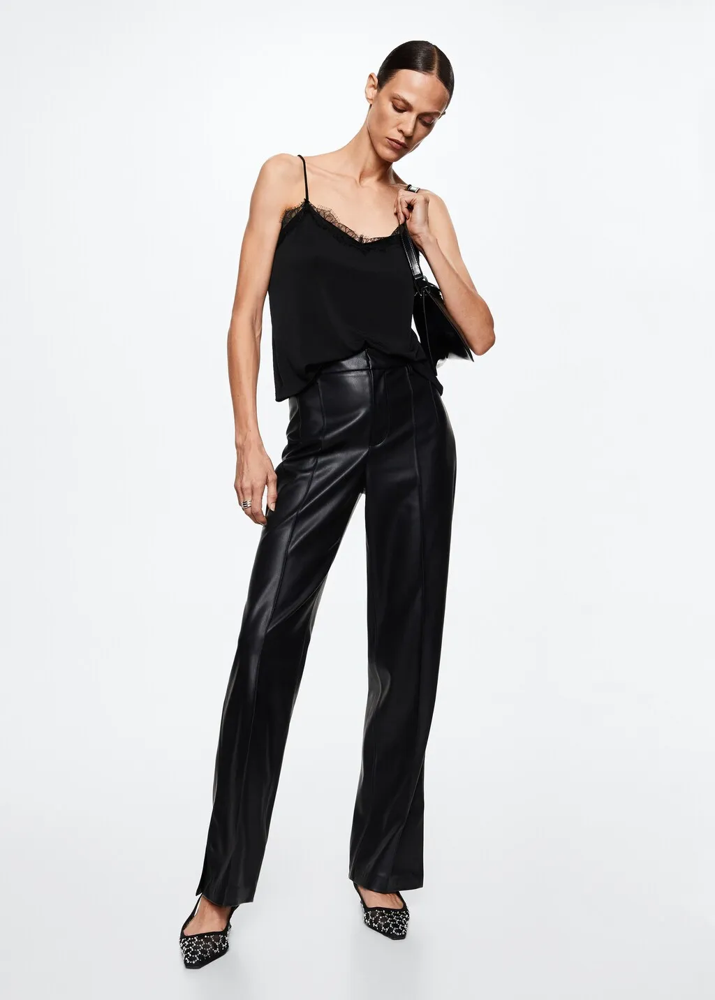 Top sottoveste pizzo
