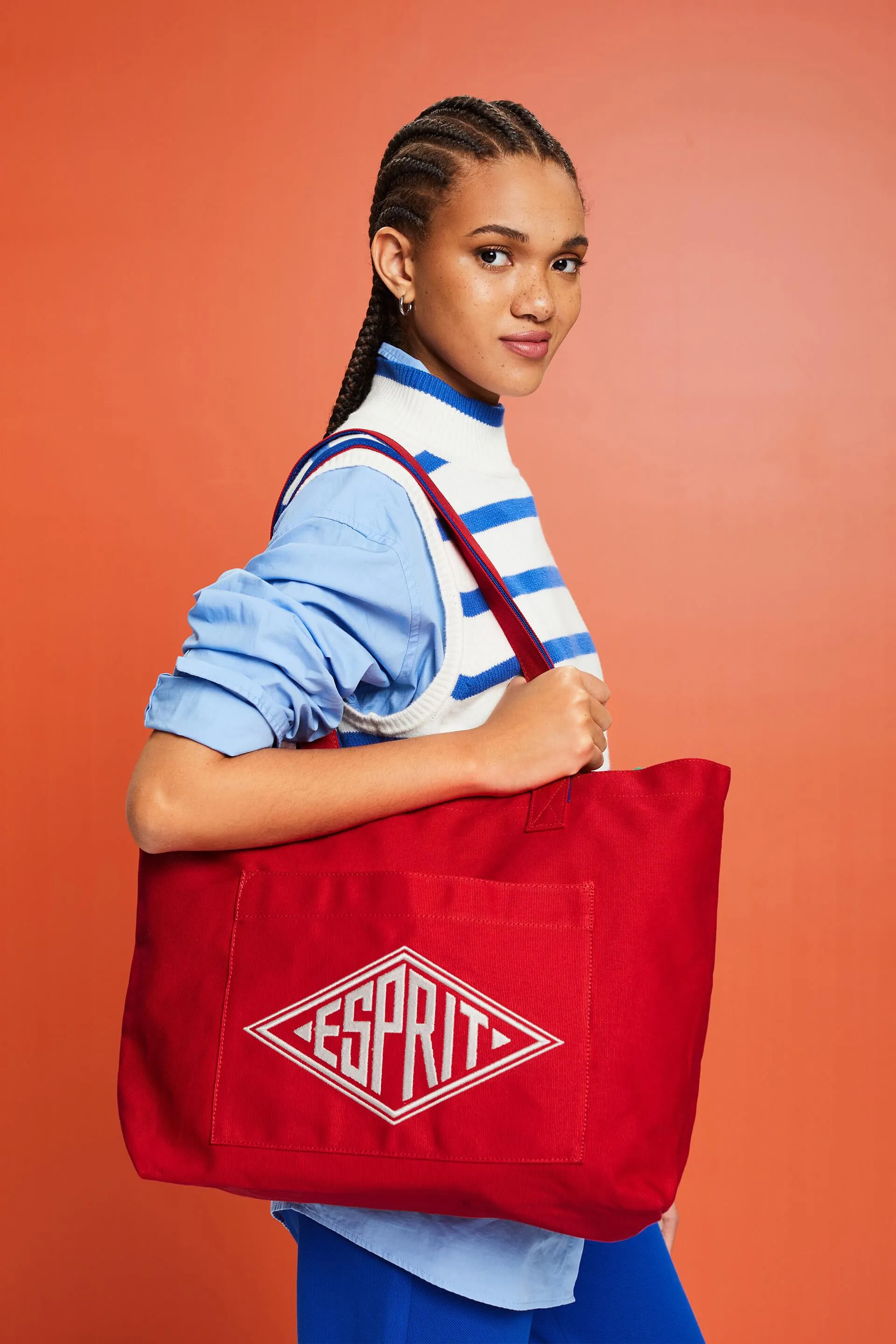 Tote Bag con logo in canvas