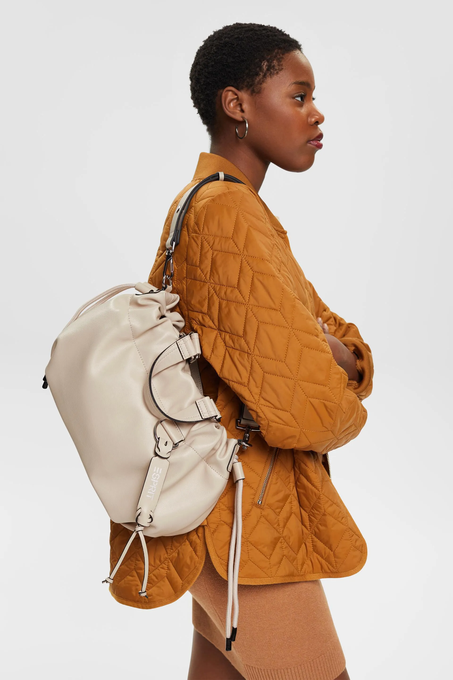 Tote bag di grandi dimensioni in similpelle