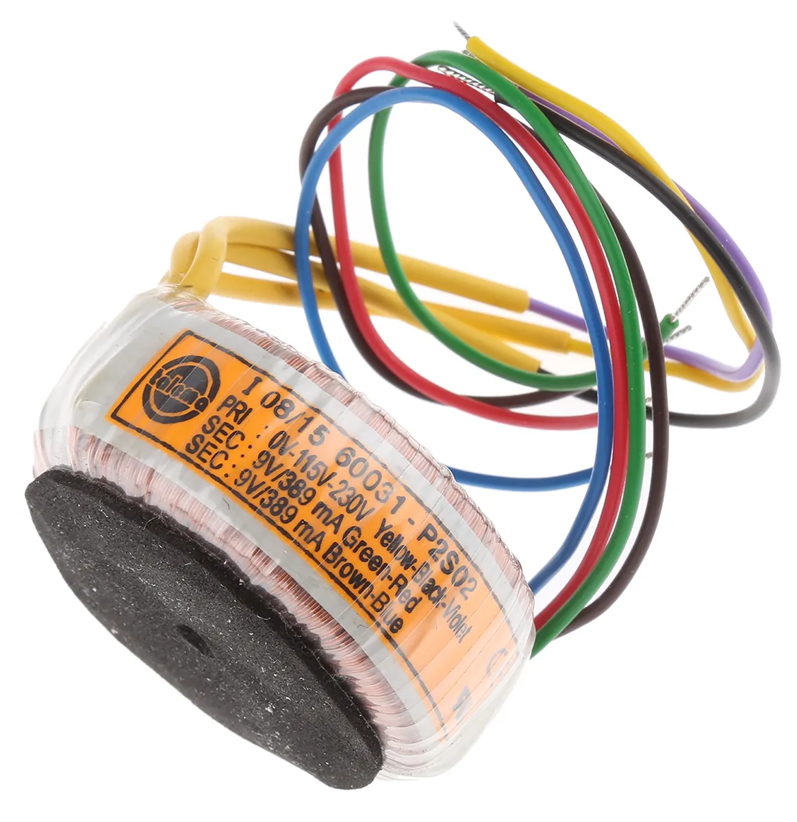 Trasformatore toroidale Nuvotem Talema, 7VA, primario 115 V ac, 230 V ac, secondario 2 x 9V ca