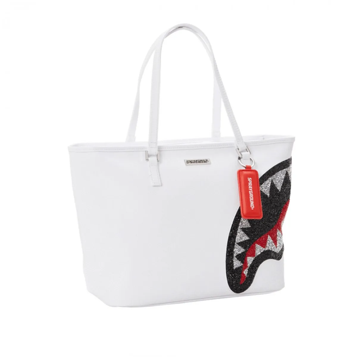 Trinity 2.0 Shark White Tote, Bianco