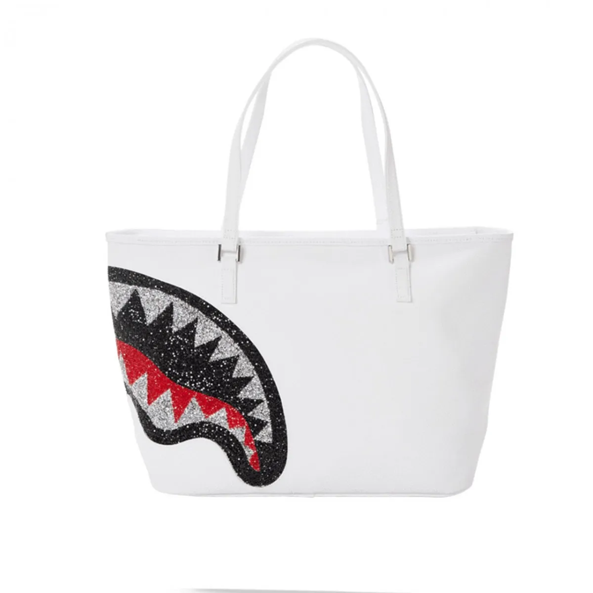 Trinity 2.0 Shark White Tote, Bianco
