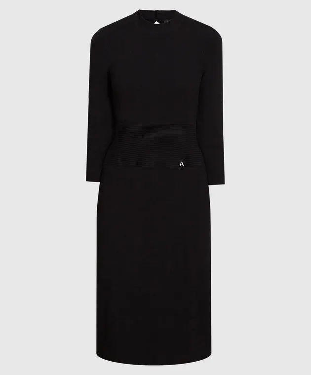 Twinset Actitude Abito midi nero 232AP3072