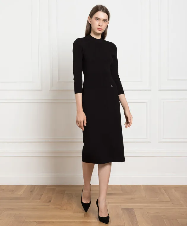 Twinset Actitude Abito midi nero 232AP3072