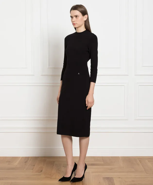 Twinset Actitude Abito midi nero 232AP3072