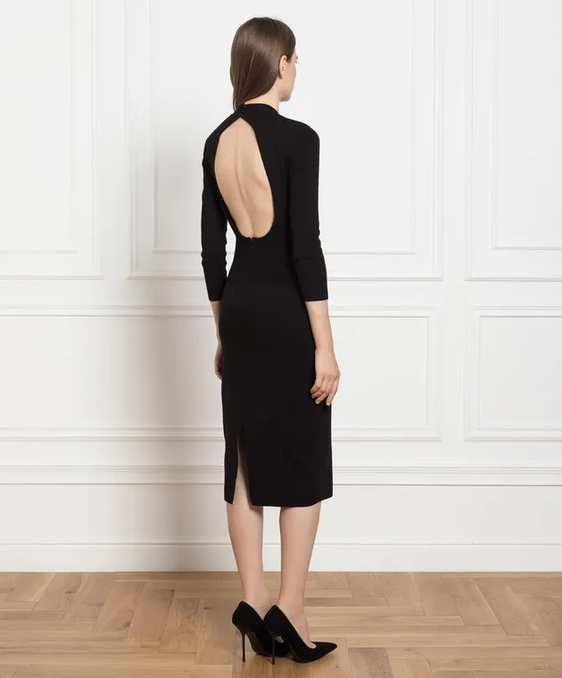 Twinset Actitude Abito midi nero 232AP3072