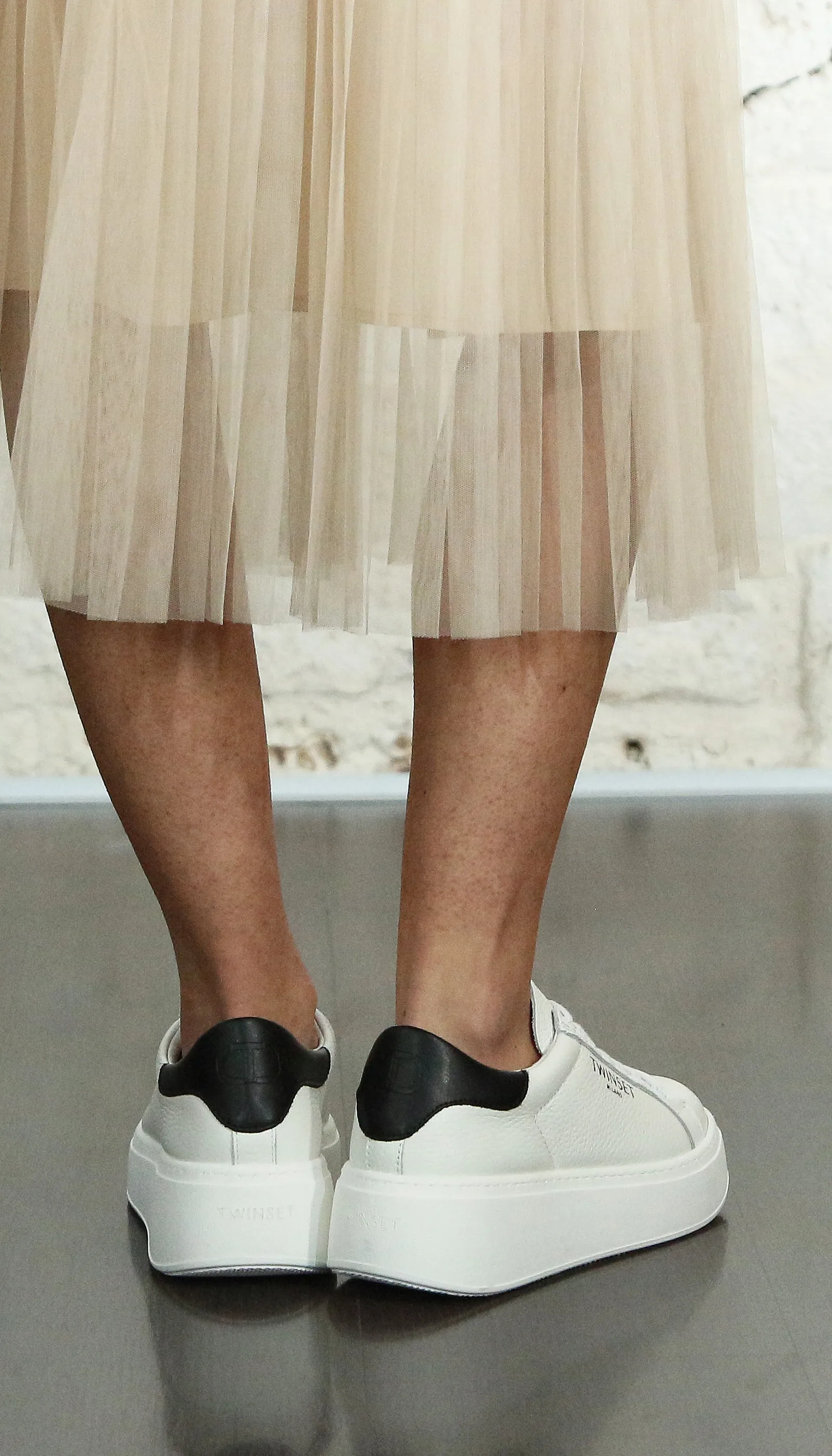 Twinset Milano Sneakers platform in pelle