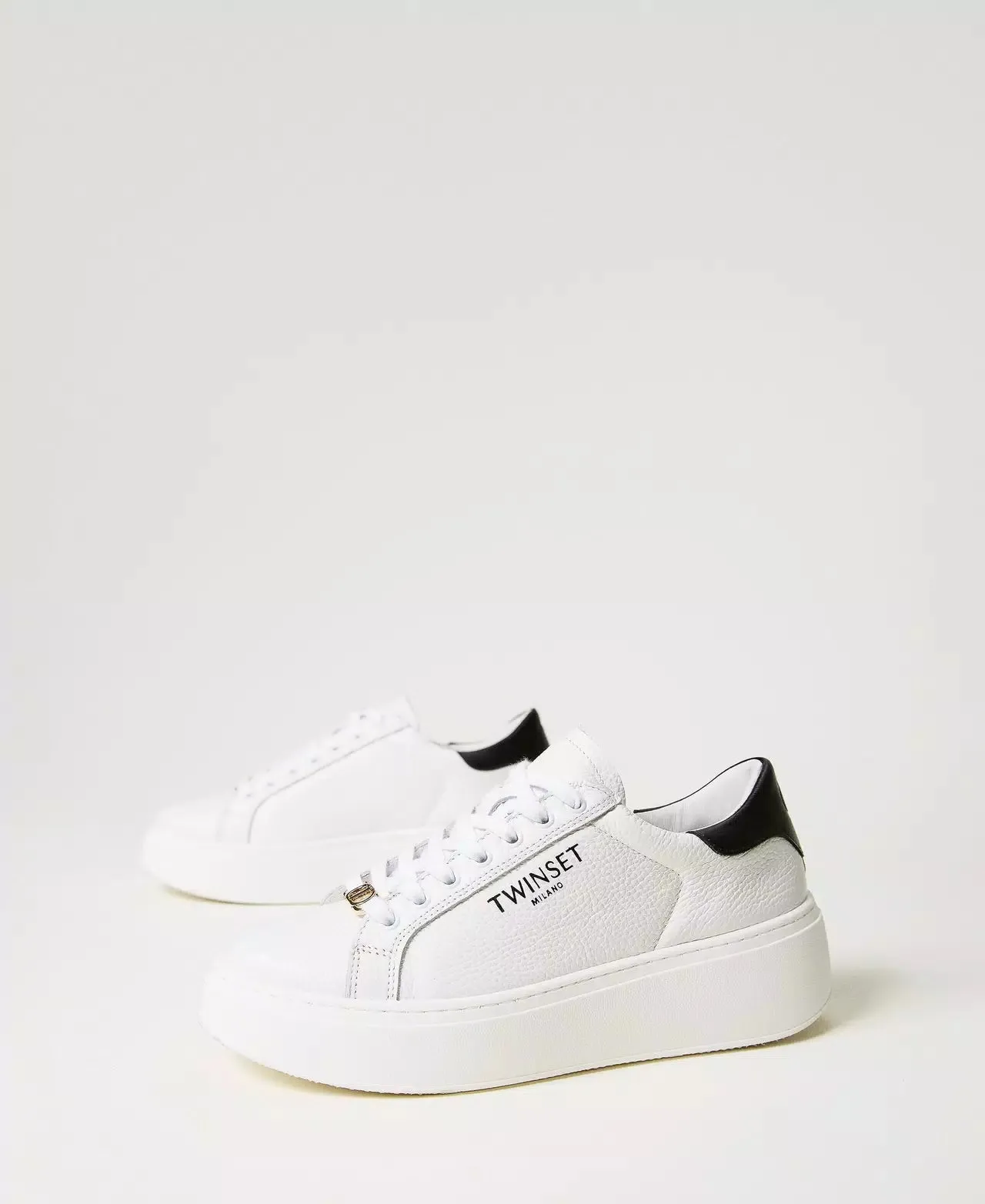 Twinset Milano Sneakers platform in pelle