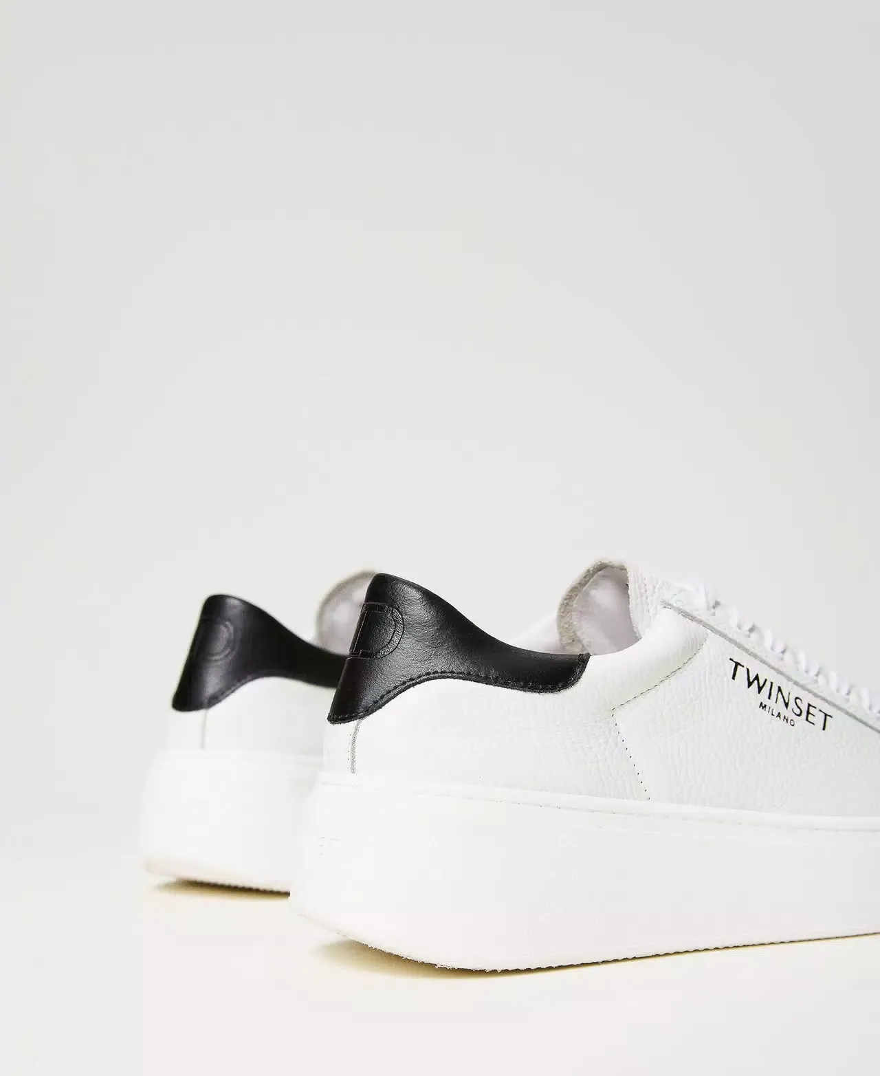 Twinset Milano Sneakers platform in pelle