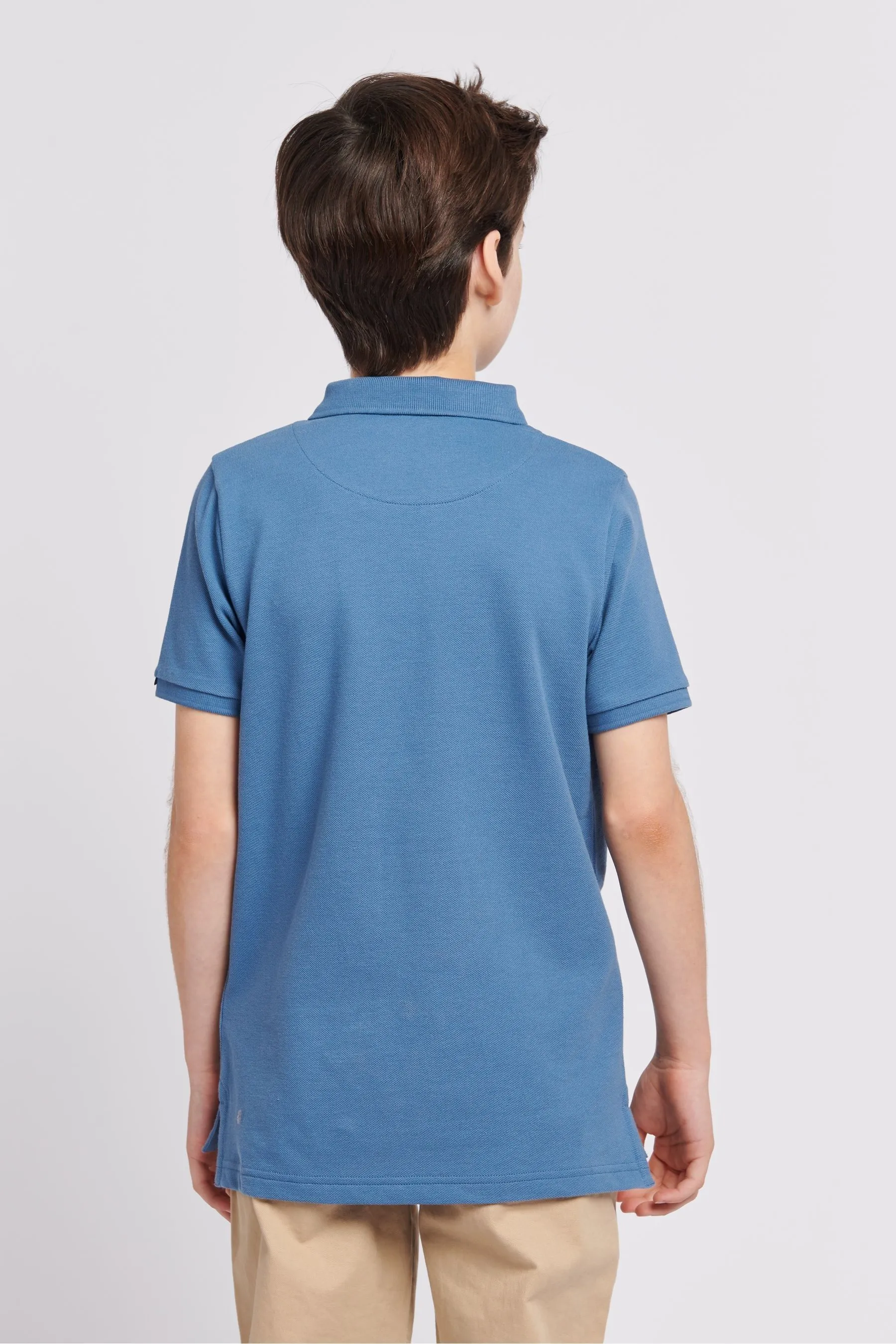 U.S. Polo Assn. Double Horsemen Boys Pique Polo Shirt    
