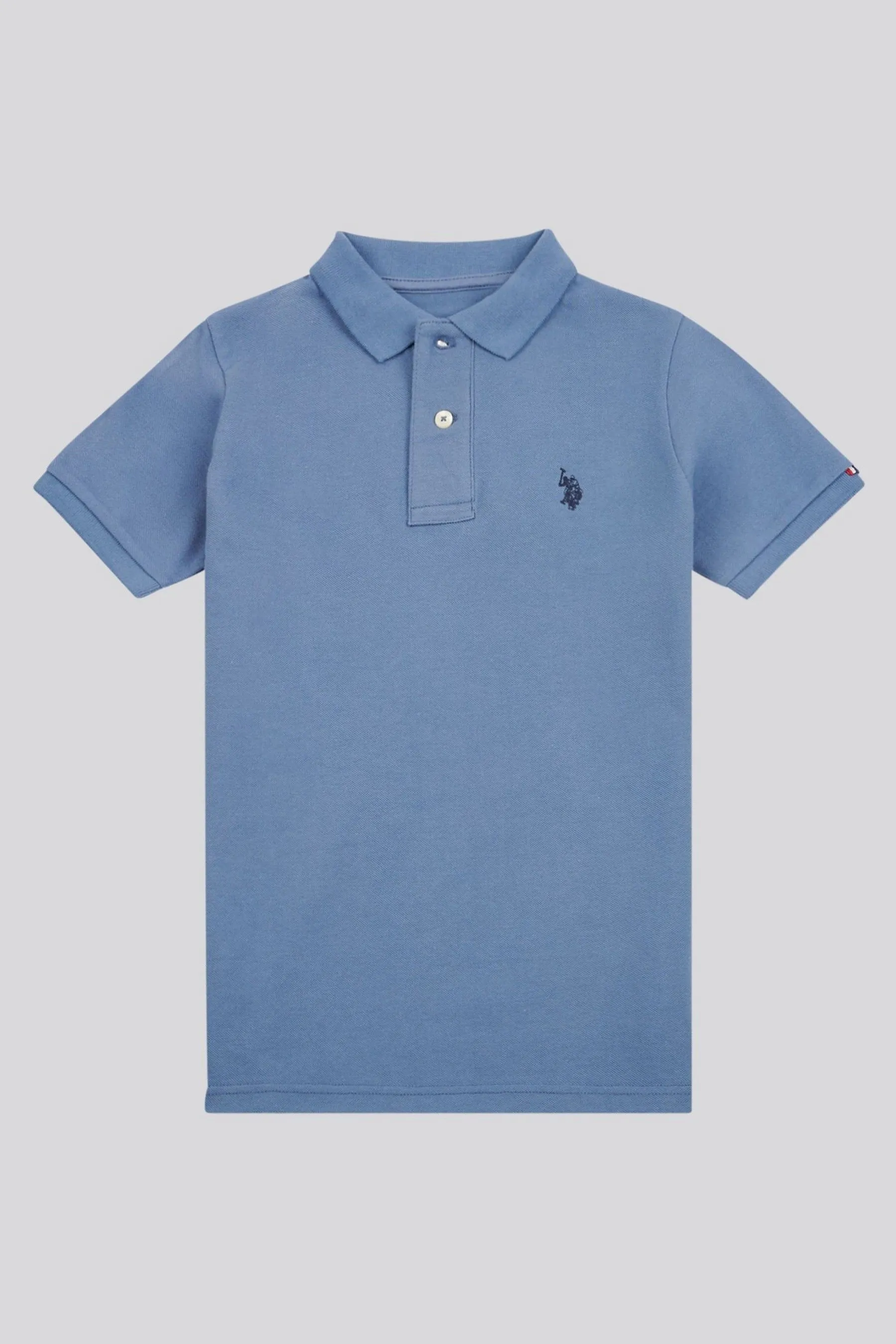 U.S. Polo Assn. Double Horsemen Boys Pique Polo Shirt    
