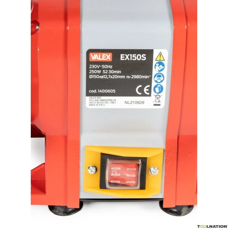 Valex V1400605 Smerigliatrice da banco con spazzola 150 mm