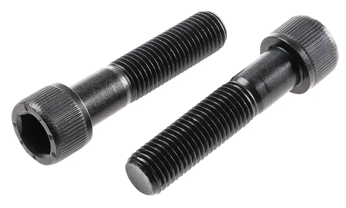 Vite a brugola esagonale in acciaio Nero, auto-colorante RS PRO, filettatura M16 x 70mm