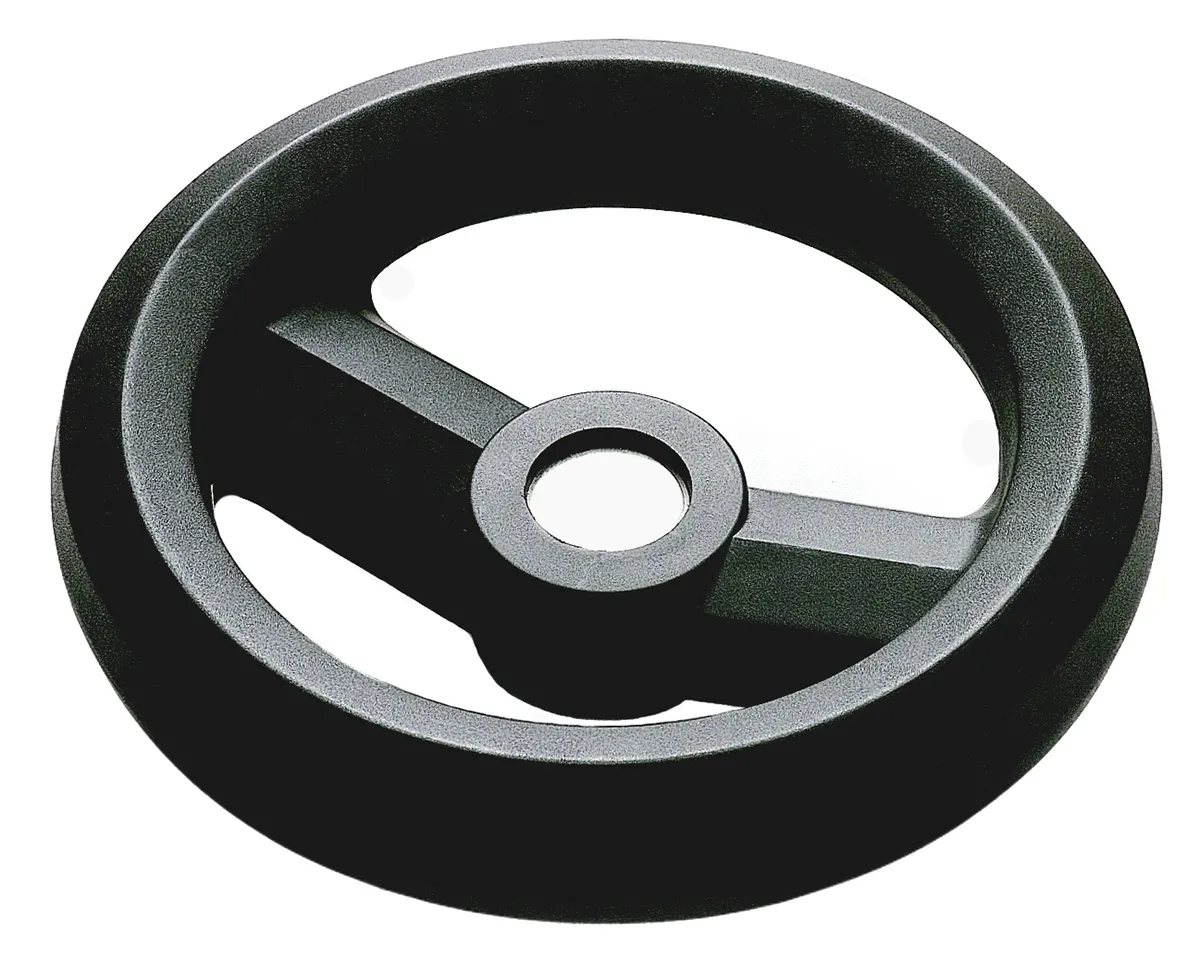 Volantino manuale RS PRO Ø 126mm, in Tecnopolimero rinforzato con fibra di vetro, foro da 15mm