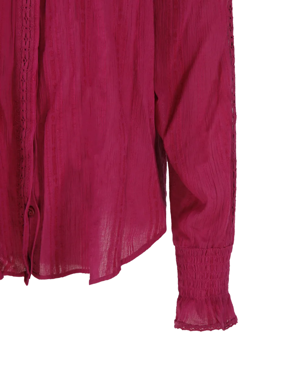 WOMAN ISABEL MARANT ETOILE PURPLE COTTON IDALINE SHIRT