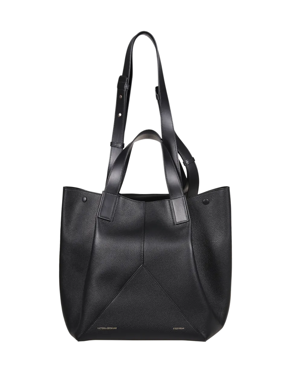 WOMAN VICTORIA BECKHAM BLACK BOS TAURUS THE MEDIUM TOTE BAG