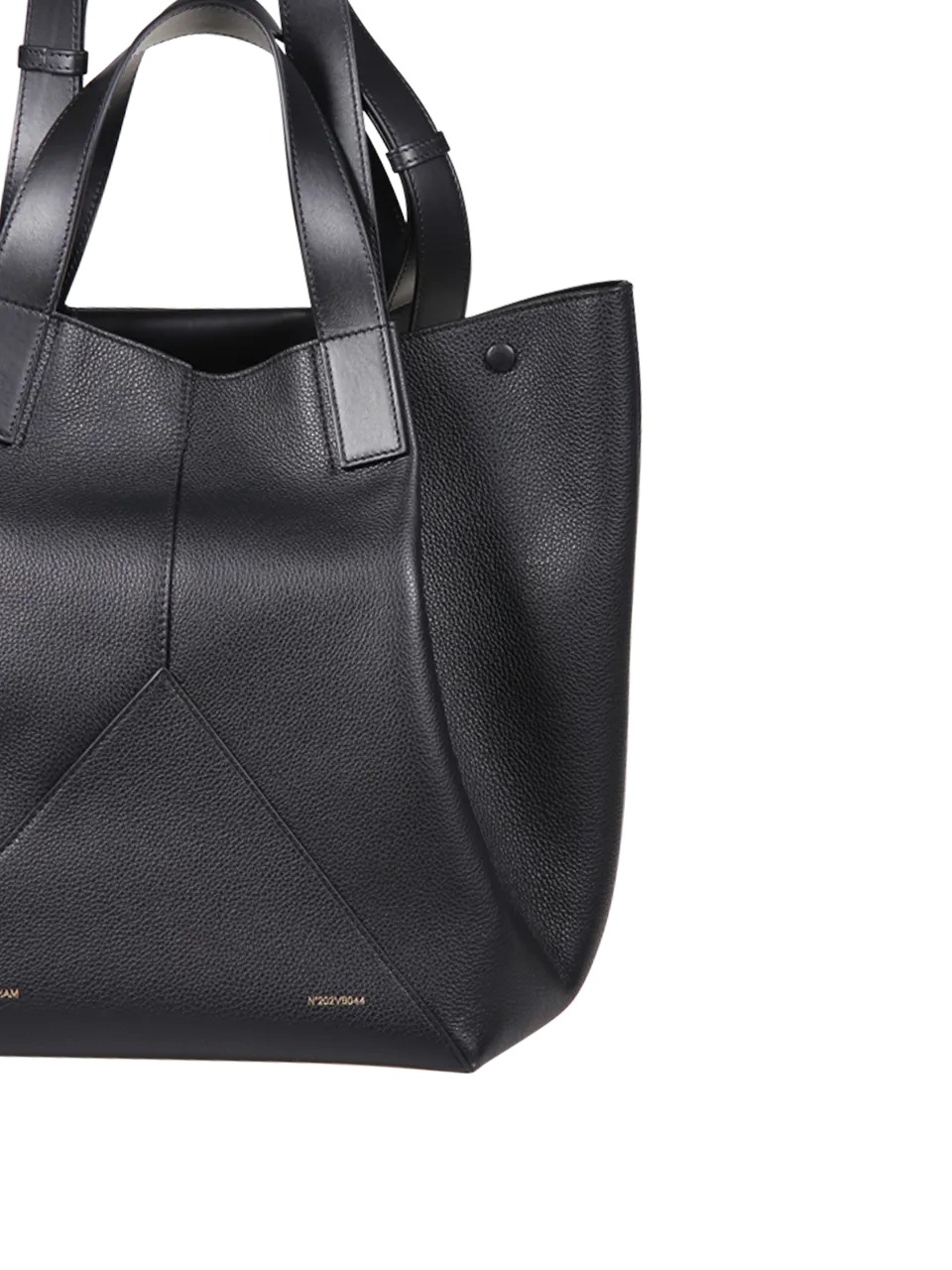 WOMAN VICTORIA BECKHAM BLACK BOS TAURUS THE MEDIUM TOTE BAG