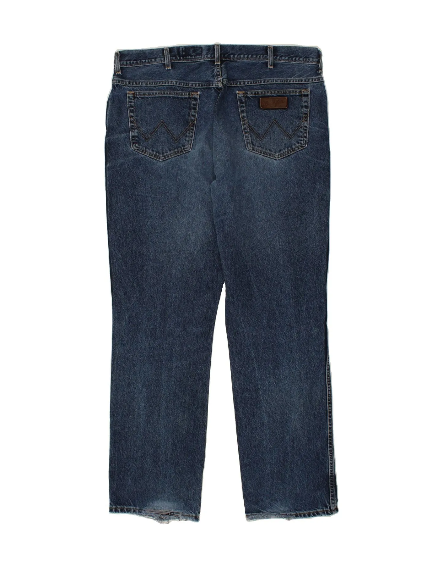 WRANGLER Mens Texas Straight Jeans W40 L34 Blue Cotton