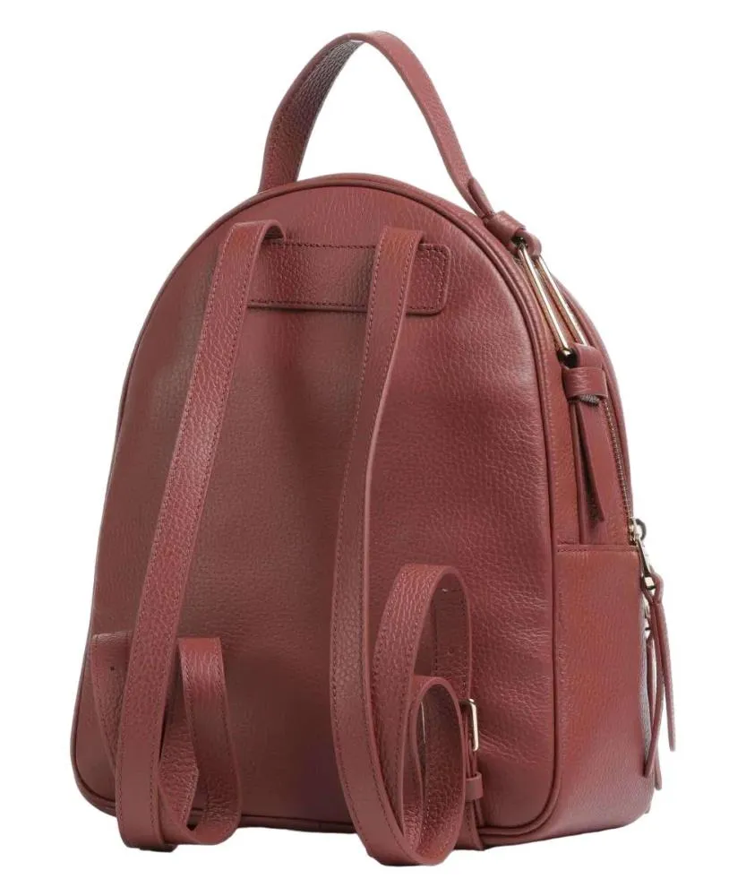 ZAINO COCCINELLE MALORY IN PELLE MARRONE CUOIO E1 R1K 140201 R31 BRANDY