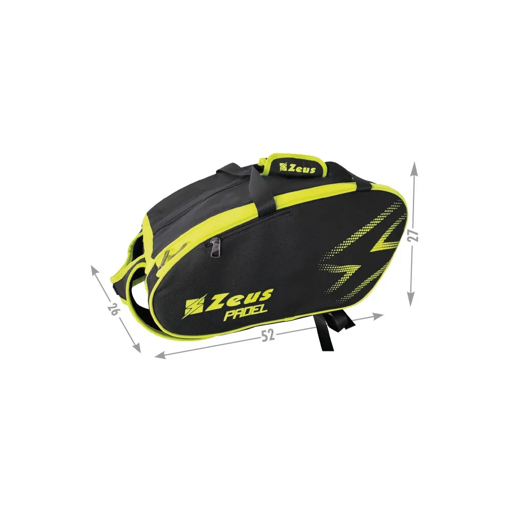 ZEUS - PADEL BAG - NERO/GIALLOFLUO