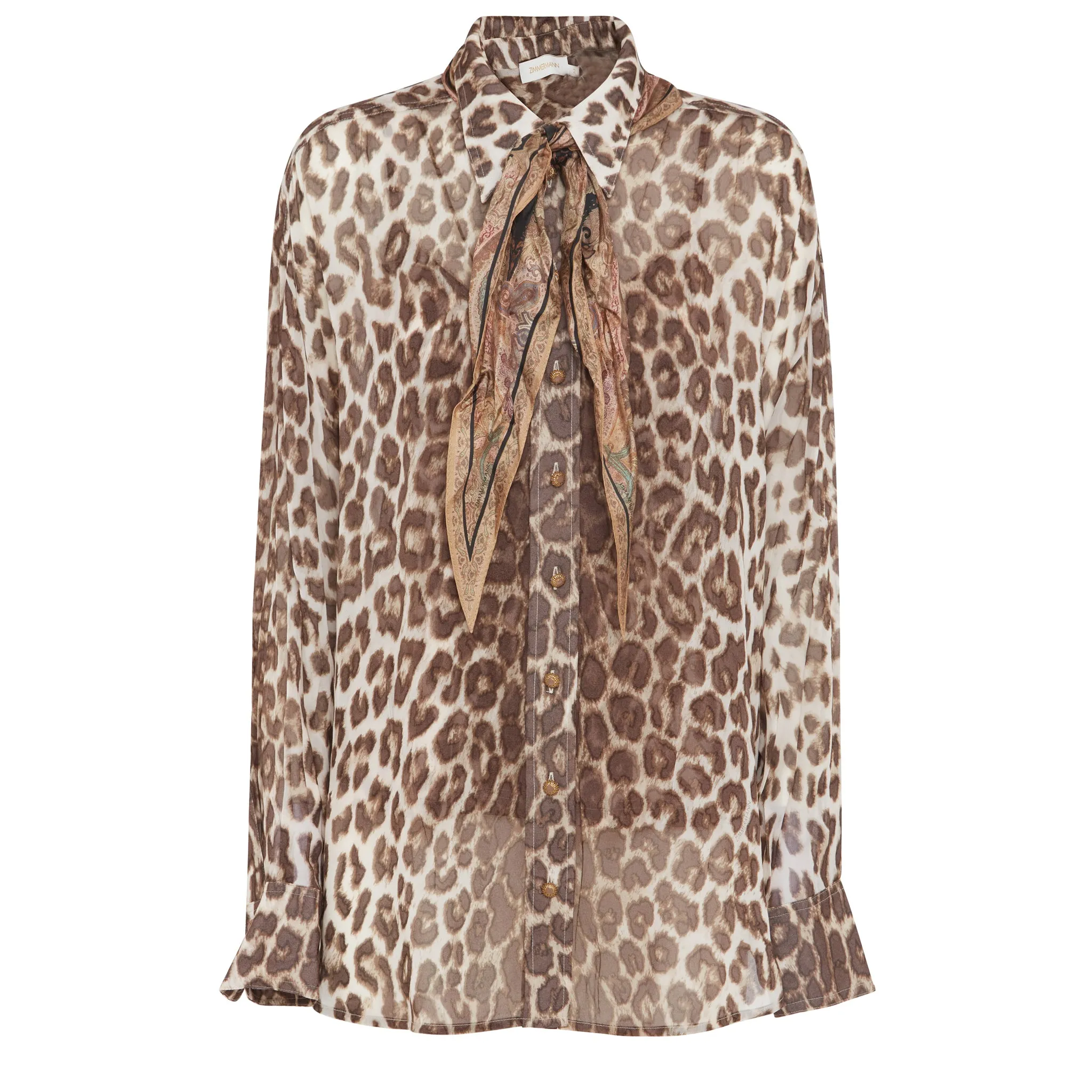 ZIMMERMANN  Camicia in tessuto multicolor