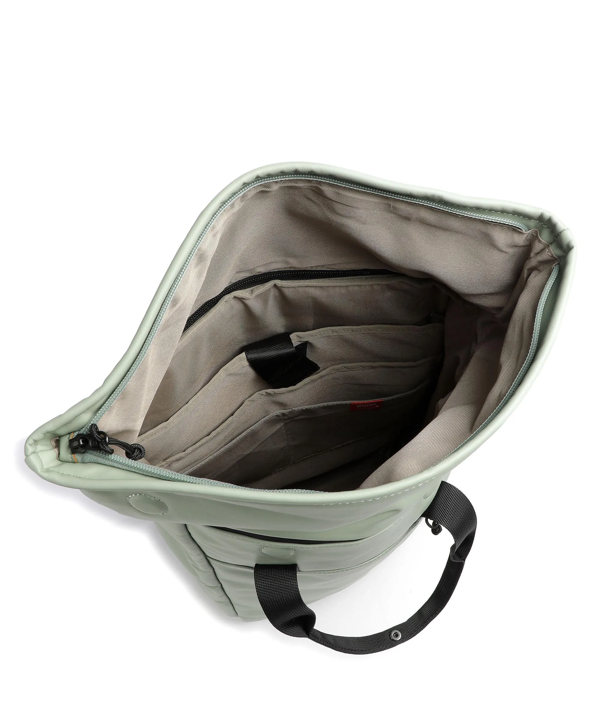  Zwei Cargo CAR260 Zaino roll-top 14″ poliuretano grigio-verde  